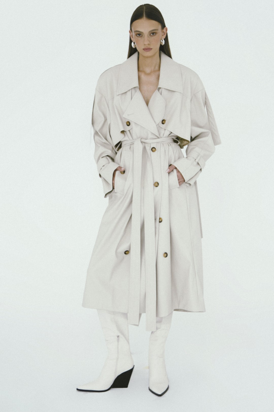 OUR TRENCH OFF WHITE 