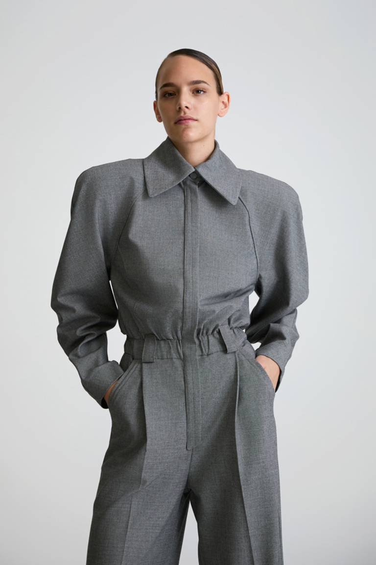 80’S Jumpsuit / grey