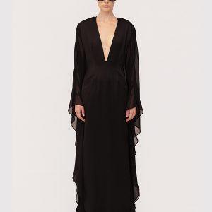 Butterfly dress in wool