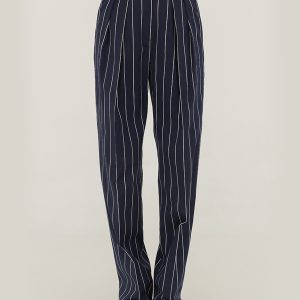 Striped Cotton Silk pants