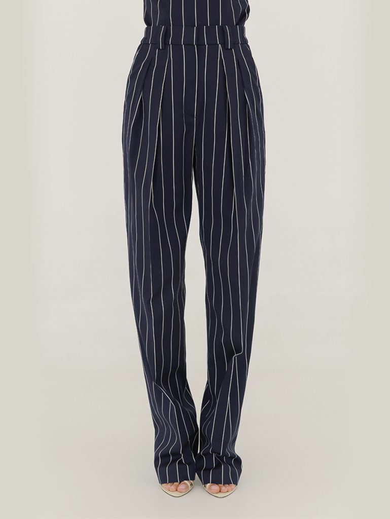 Striped Cotton Silk pants