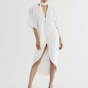 Linen Tie Dress