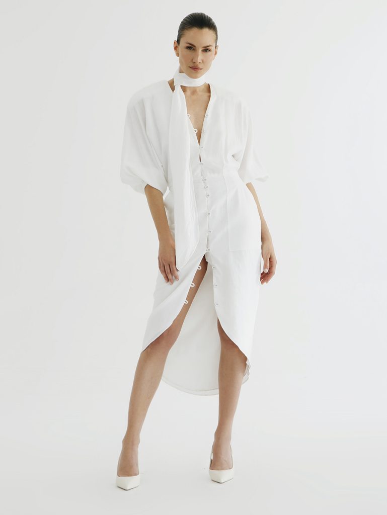 Linen Tie Dress