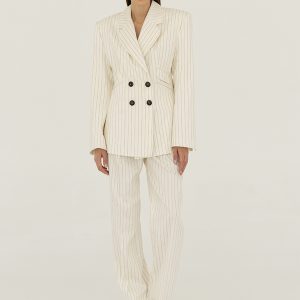 Statement Cotton Silk suit