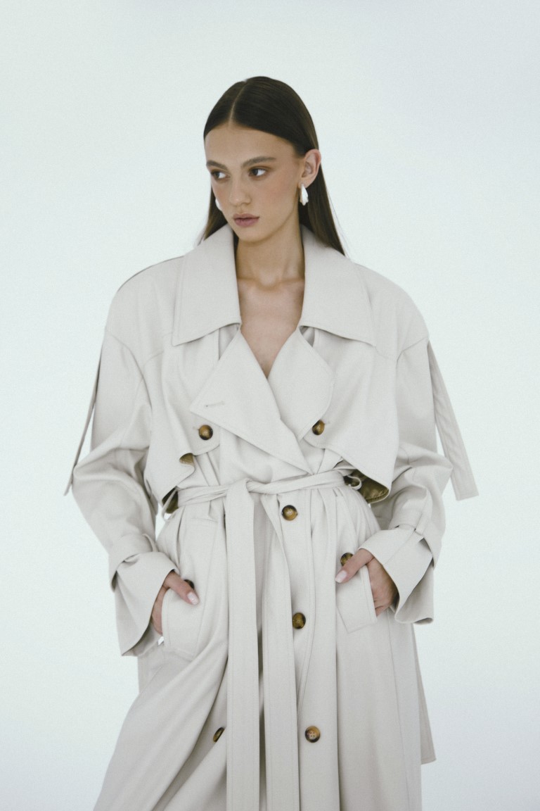 Our trench off white