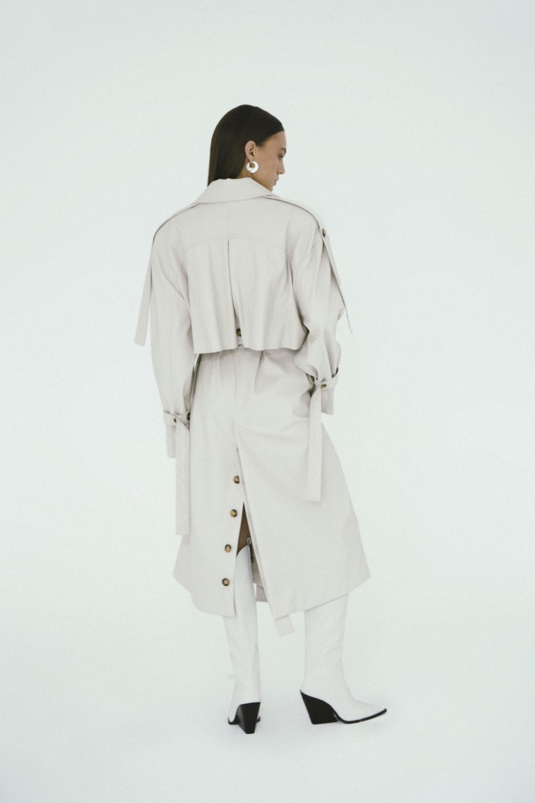 Our trench off white