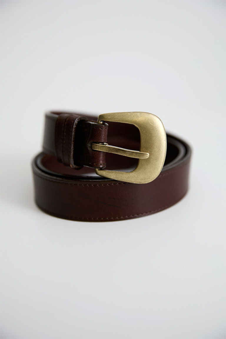 Belt burgundy