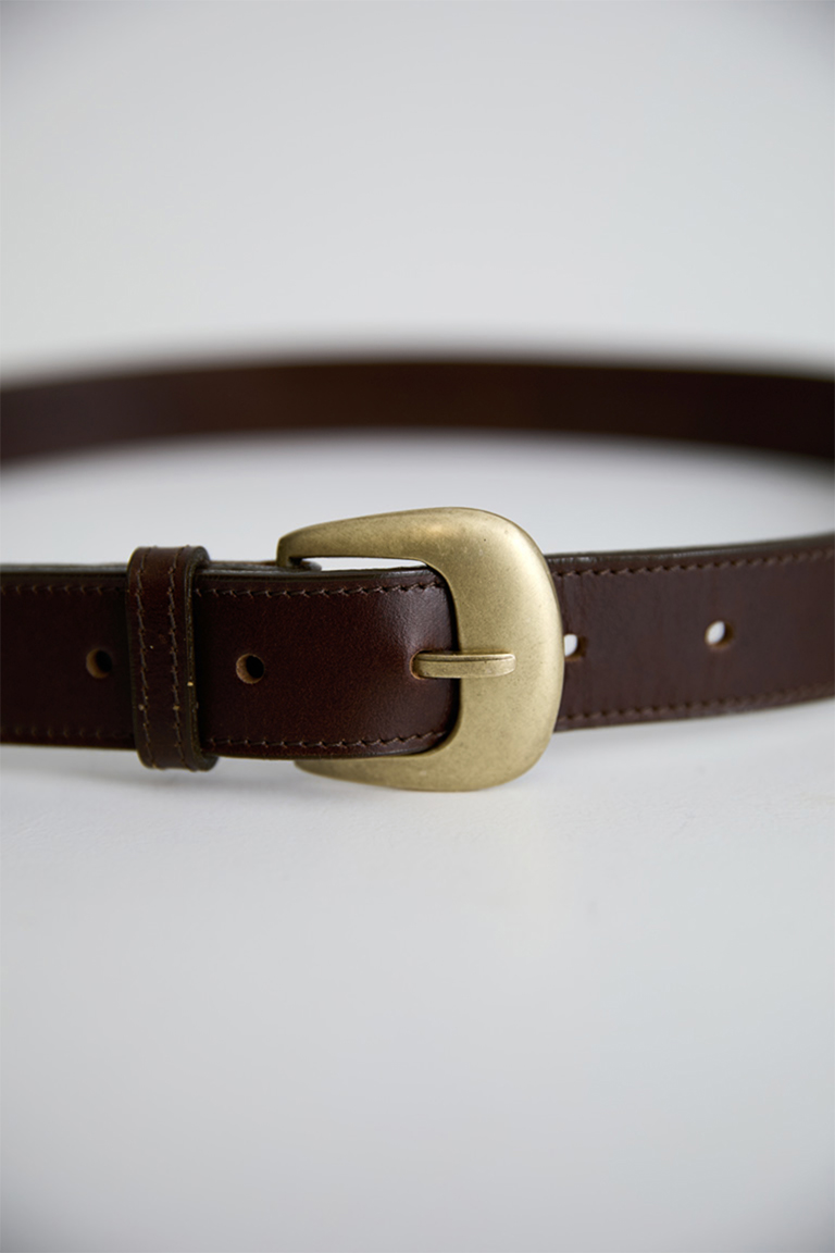 Belt burgundy