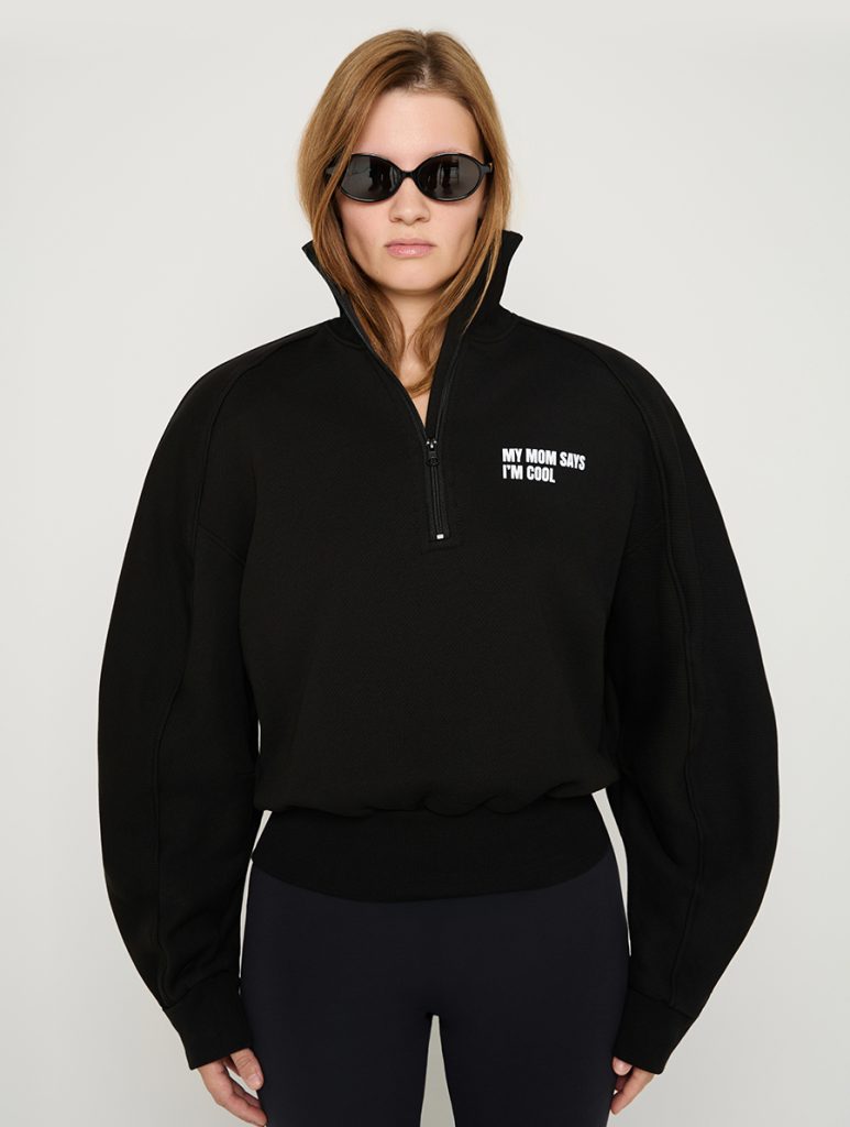 Zip-up sweatshirt