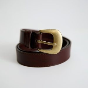 Belt burgundy