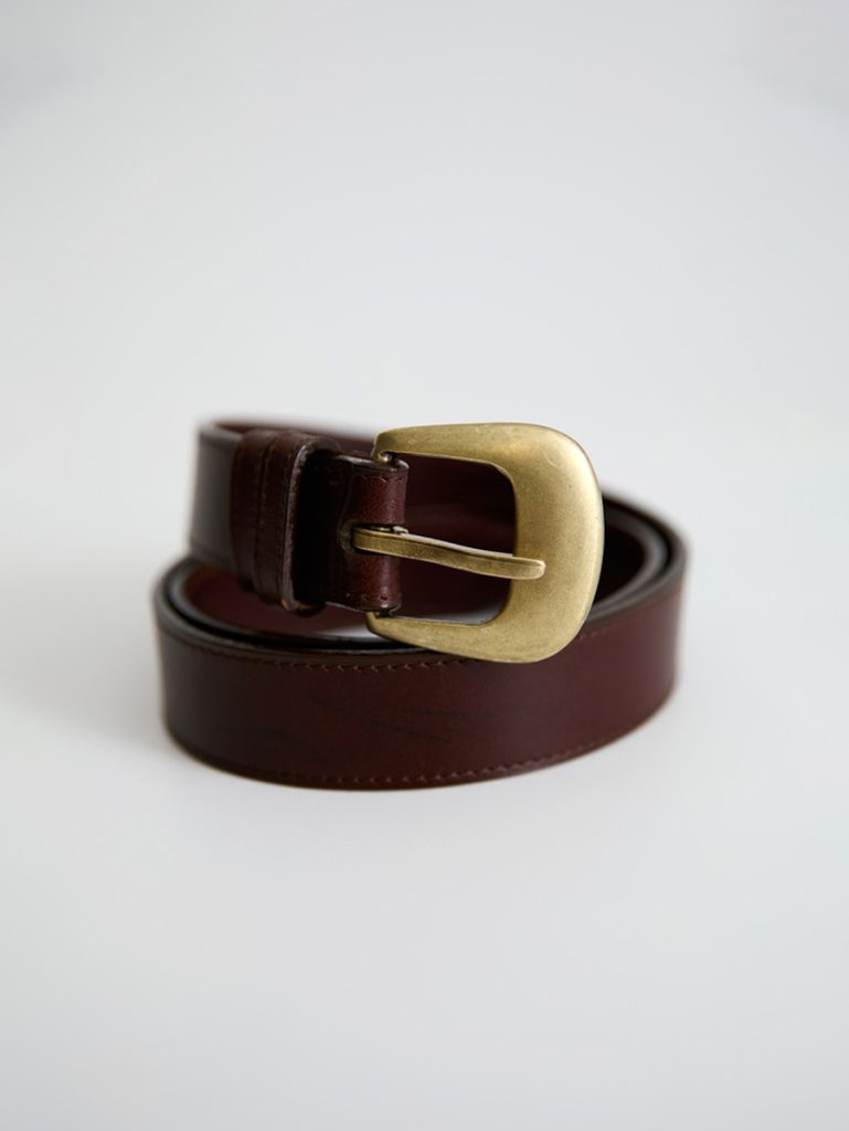 Belt burgundy