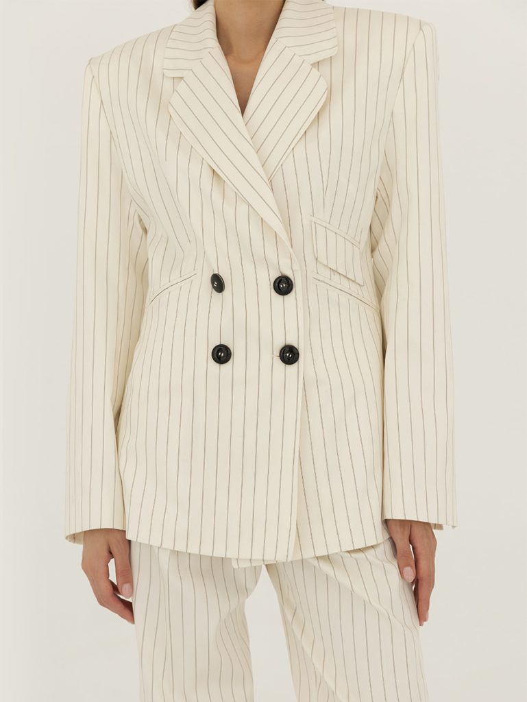 Statement Cotton Silk Jacket