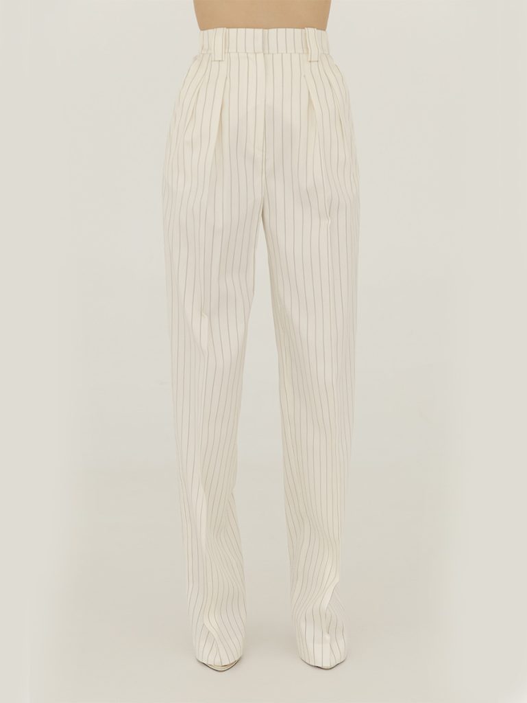 Statement Cotton Silk Pants