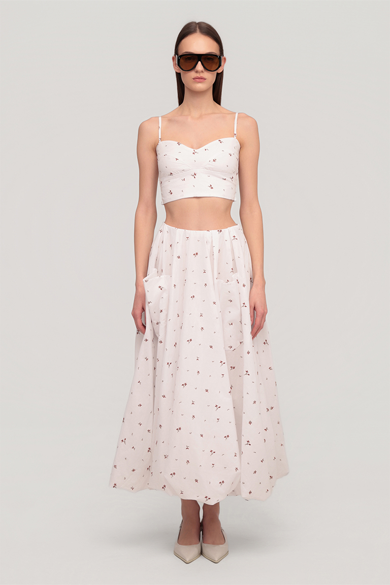 Embroidered cotton 3 piece set