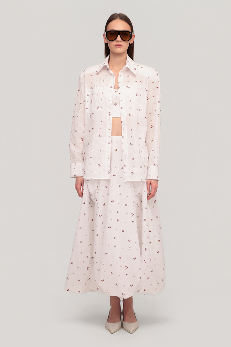Embroidered cotton 3 piece set