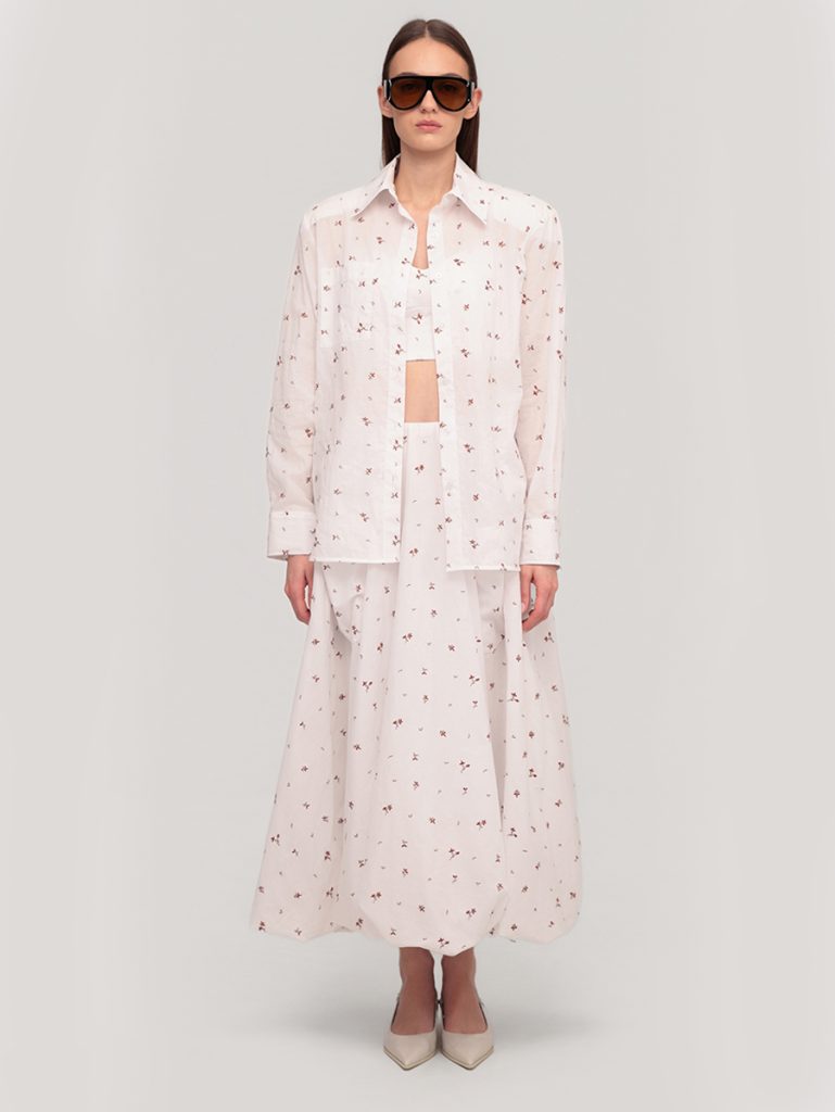 Embroidered cotton 3 piece set