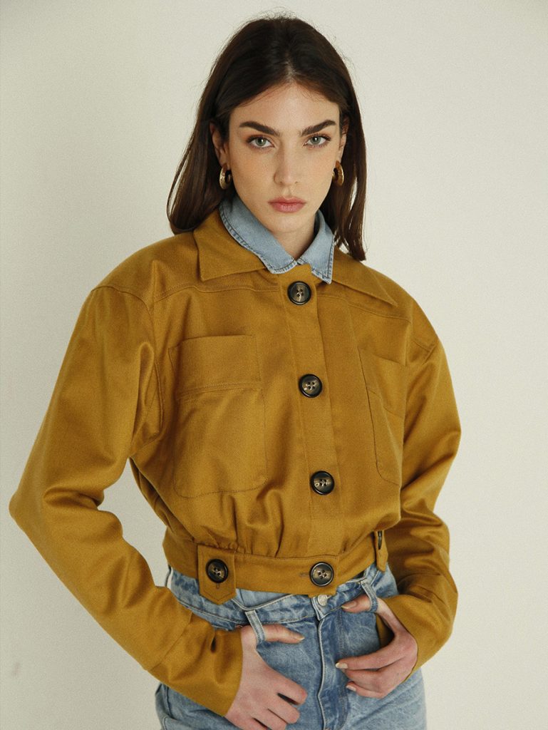 Mustard jacket