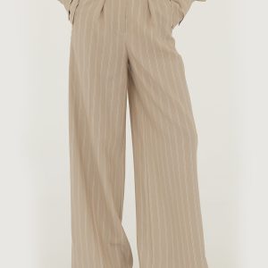 Striped Viscose Wool pants