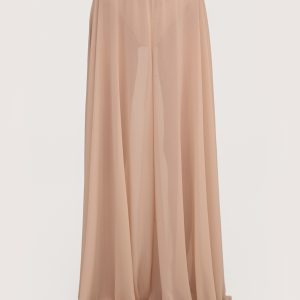 Wide leg muslin pants