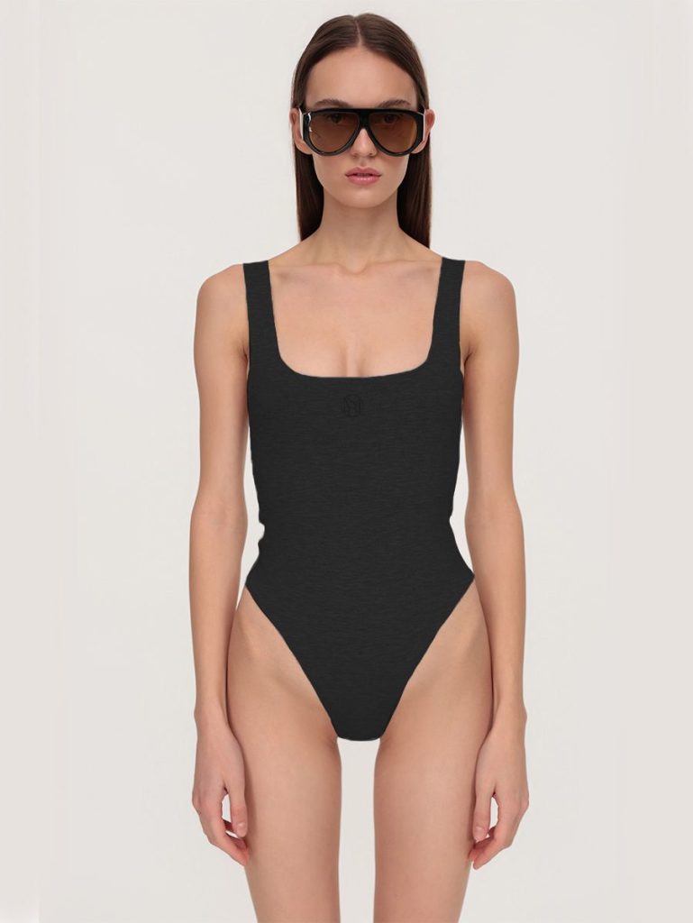 Bodysuit / slim strap black