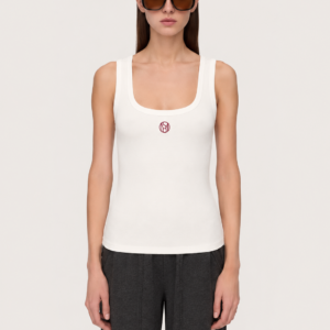 Tank top / wide strap white