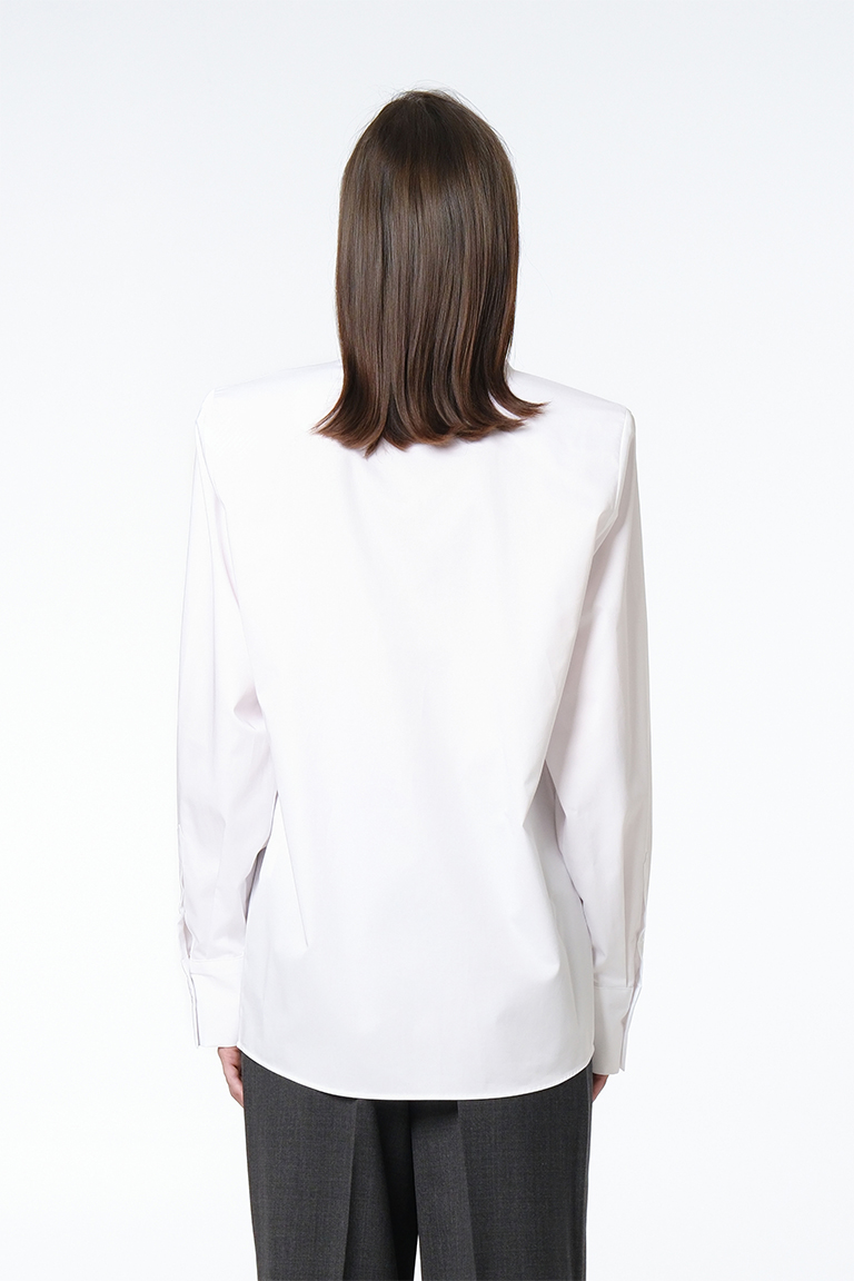 Classic poplin shirt / white