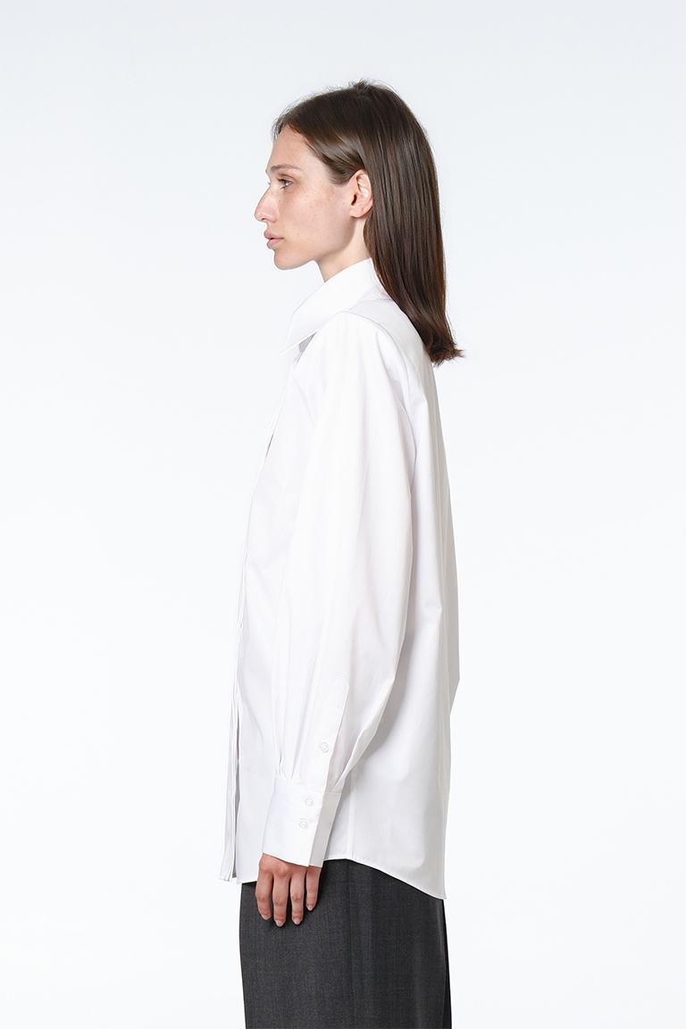 Classic poplin shirt / white