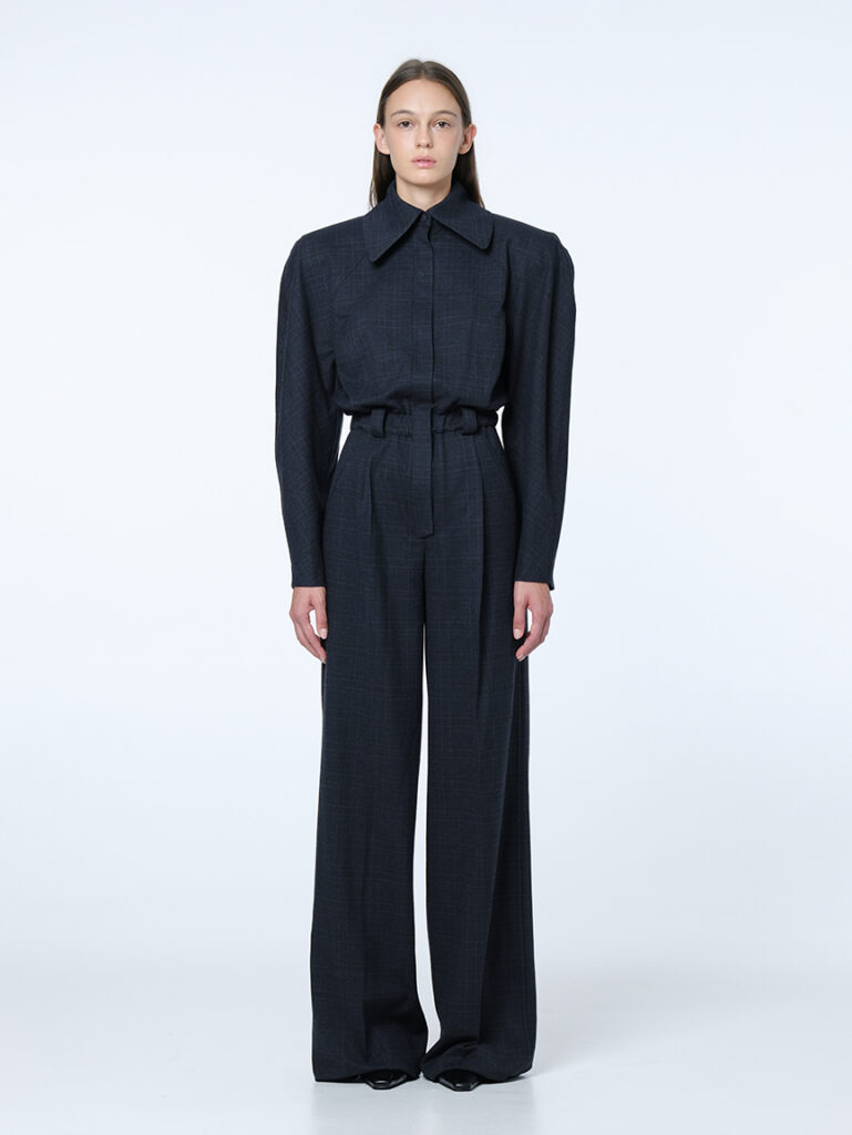 80s jumpsuit / navy