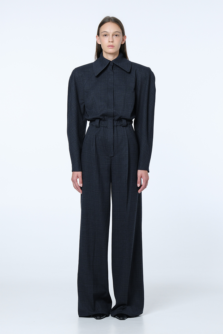 80s jumpsuit / navy