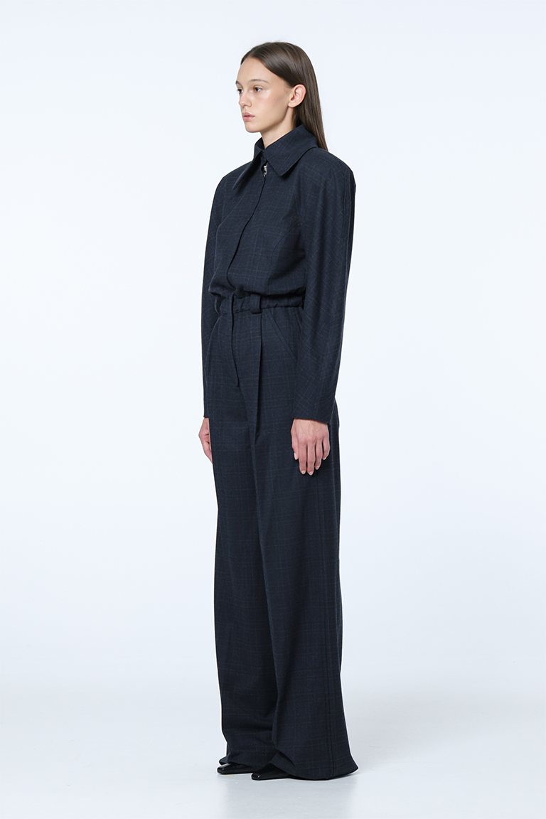 80s jumpsuit / navy