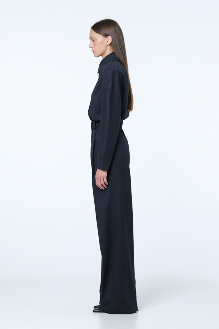 80s jumpsuit / navy