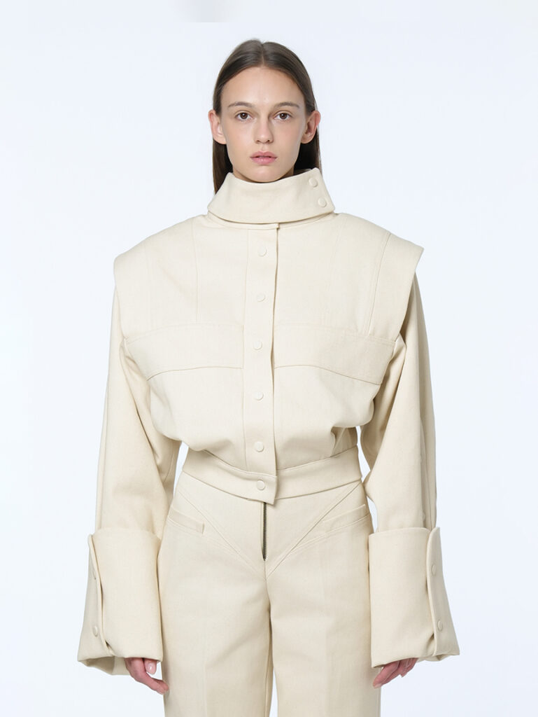 Denim Jacket 02 / Eggshell