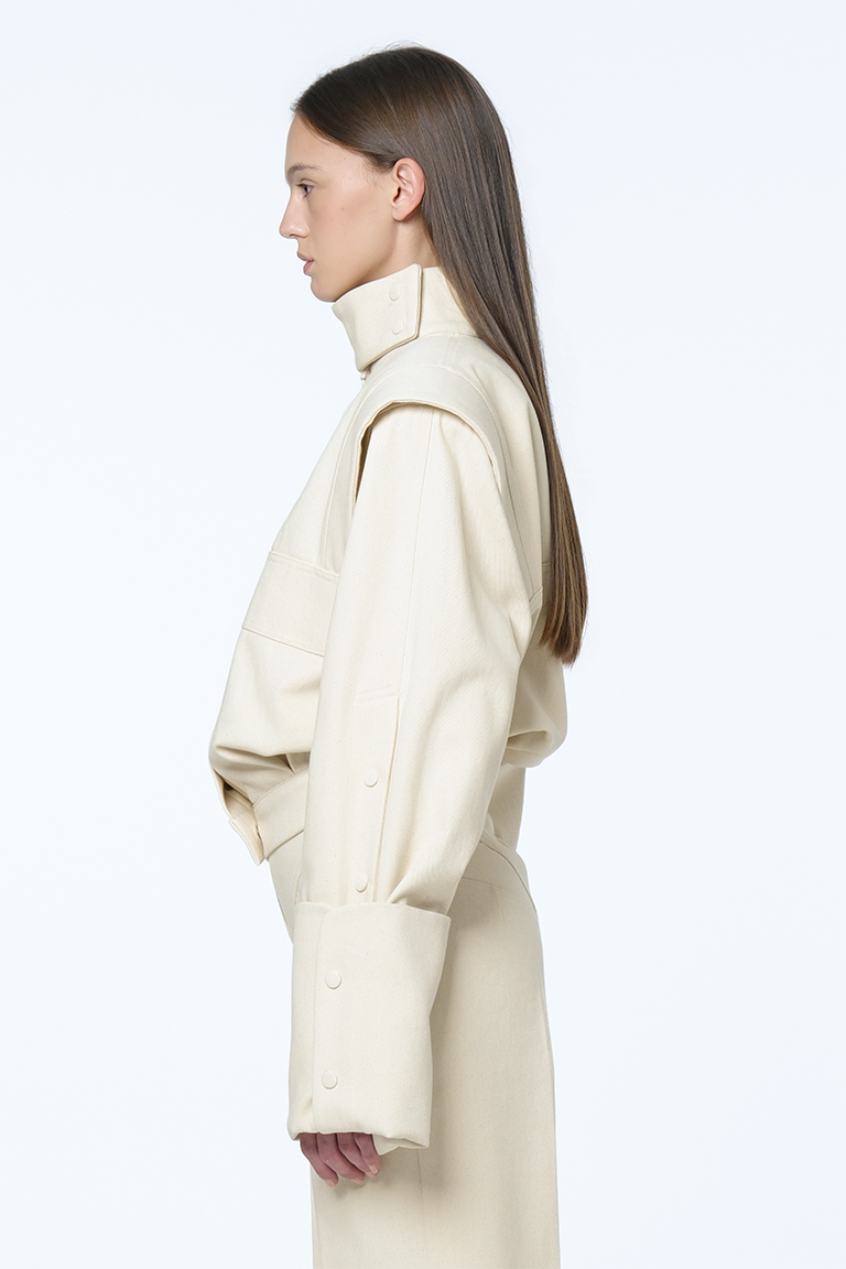 Denim Jacket 02 / Eggshell
