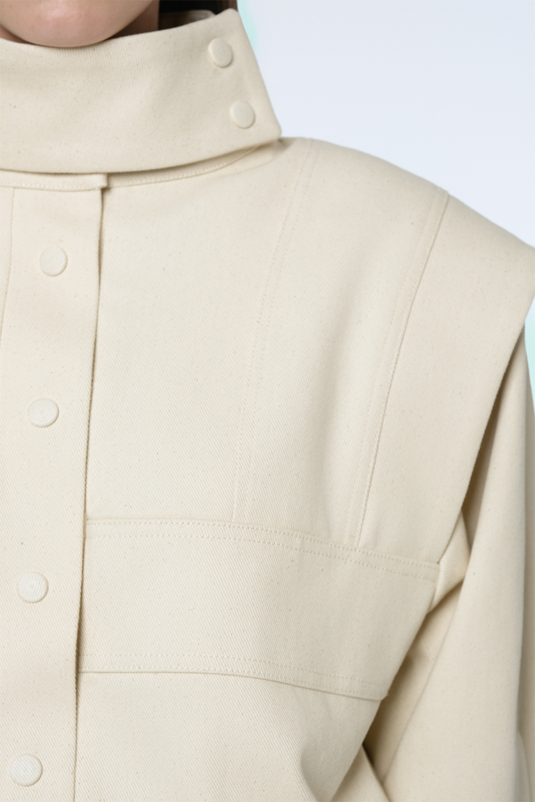 Denim Jacket 02 / Eggshell