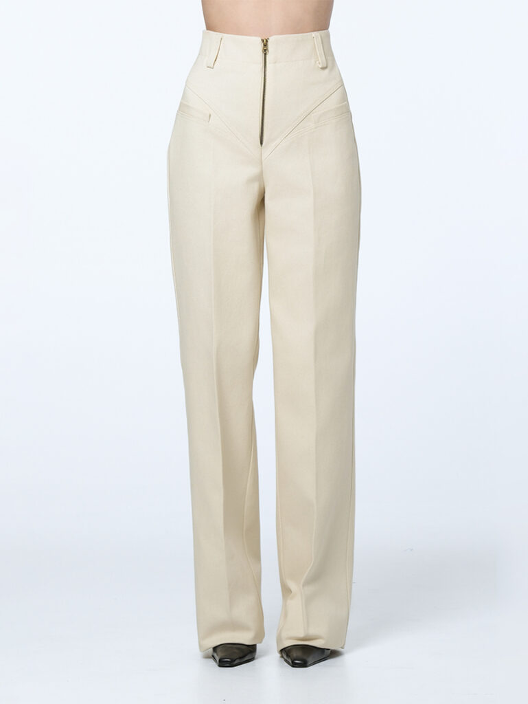 Denim Pants 02 / Eggshell