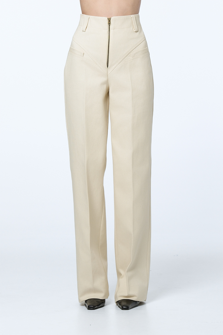 Denim Pants 02 / Eggshell