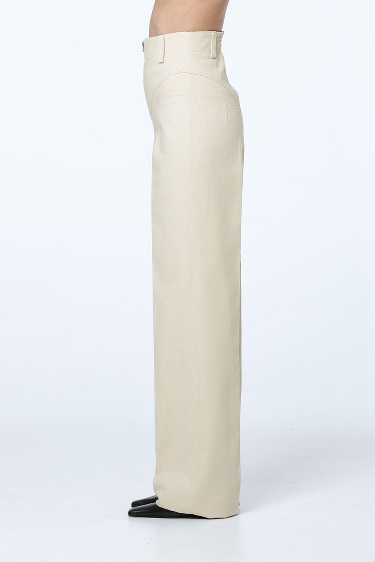 Denim Pants 02 / Eggshell