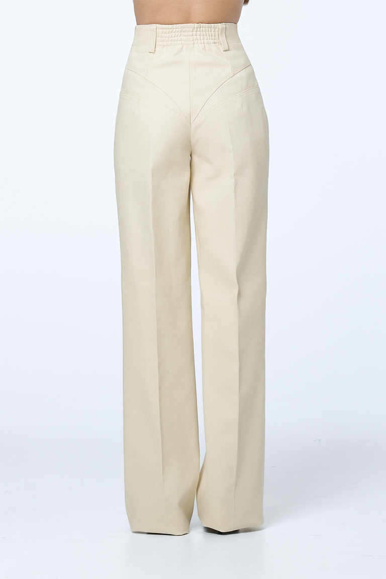 Denim Pants 02 / Eggshell