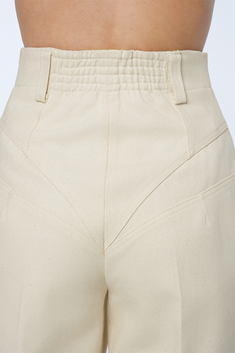 Denim Pants 02 / Eggshell