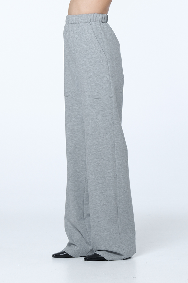 Jersey pants / pearl grey