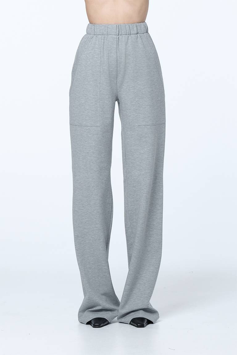 Jersey pants / pearl grey